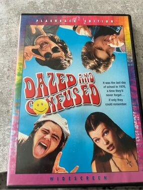 Universal Dazed and Confused DVD Cover (Blue, Yellow, Pink, Red)